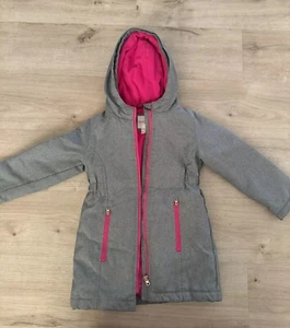 Cat & Jack Jacket Girls Size XS 4/5 Gray Pink - Picture 1 of 5