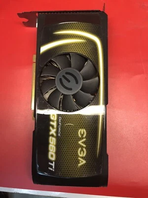EVGA 01G-P3-1561-AR GEFORCE GTX 560ti 1GB GDDR5 Graphics Card for parts - Image 1 of 3