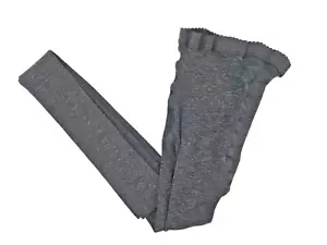 NWOT Wolford Wool Footless Tights Womens L Charcoal Grey Ribbed - Picture 1 of 8