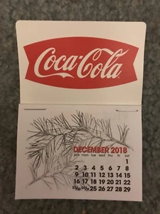 NEW 2019 Red fishtail Coke dash calendar - Picture 1 of 1