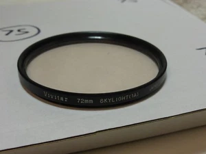 Vivitar 72mm Skylight 1A Filter clean and checked genuine original protect - Picture 1 of 2