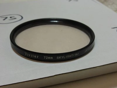 Vivitar 72mm Skylight 1A Filter clean and checked genuine original protect  - Image 1 of 2