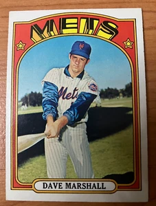 Mets de Nueva York: 1972 Topps #673 Dave Marshall número alto - EX-MT+ - Imagen 1 de 1