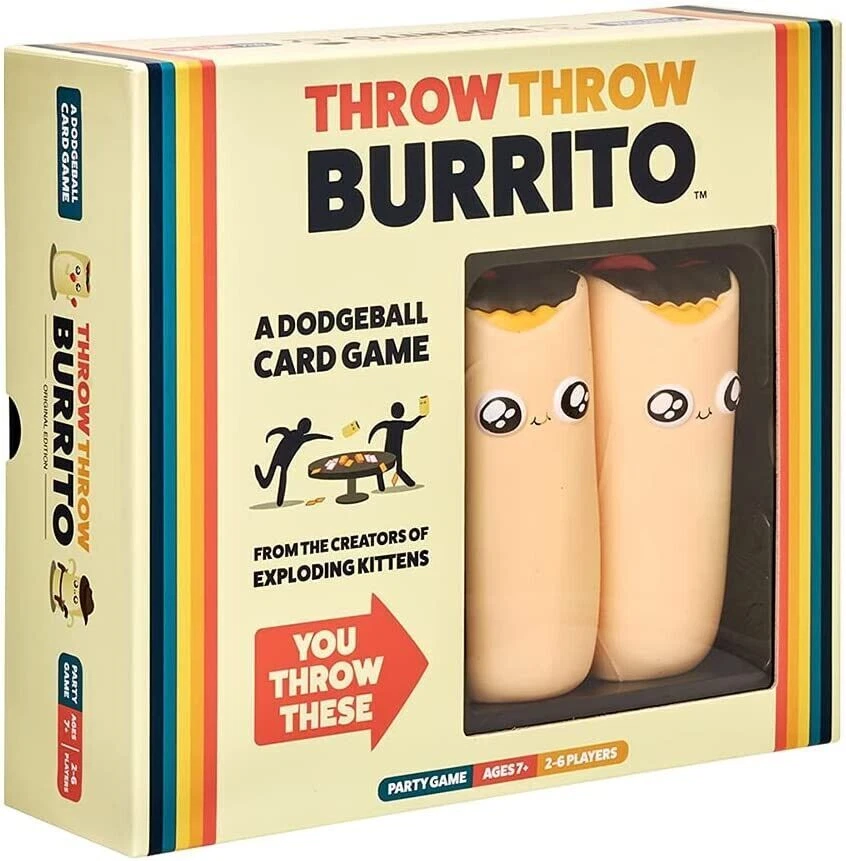 EXPLODING KITTENS Throw Throw Burrito A Dodgeball Card Game