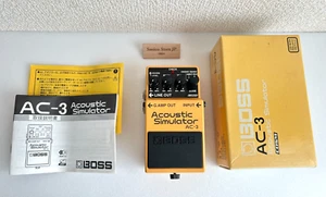 BOSS AC-3 Acoustic Simulator Guitar Effect Pedal Used Tested working w/box - Picture 1 of 11