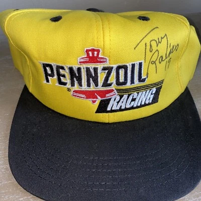 Sombrero Pennzoil Racing firmado por Tony Raines 1999 Foto 1 de 3