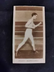 Tarjetas de coleccionista Godfrey Phillips Sporting Champions 1929 #22 Billy Matthews - Imagen 1 de 2