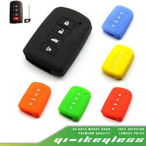 Silicone Case Cover For Toyota Camry Avalon Corolla Remote Smart Key 4 Buttons - Foto 1 di 13