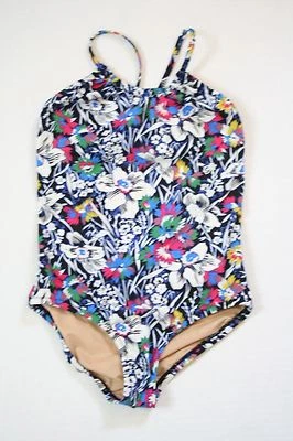 Crewcuts JCrew Girls' One-Piece Size 2 Swimsuit in Liberty Santa Maria Floral  - Imagem 1 de 3