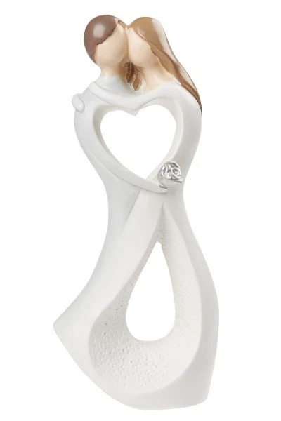 Dekofigur Tortenfigur Brautpaar Hochzeitspaar modern 9,5 cm;  - Bild 1 von 1