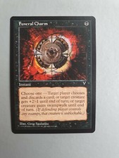 Funeral Charm, MTG Visions (1997), Common Black Instant NM