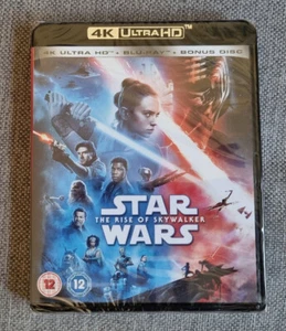 4K Ultra HD + Blu Ray Star Wars The Rise of Skywalker New Sealed 3 Disc - Imagen 1 de 2