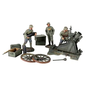 BRITAINS WORLD WAR 1 23083 1916-18 GERMAN 17 CM MINENWERFER WITH 3 INFANTRY - Picture 1 of 1
