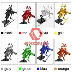 Front Rearsets Footpegs Footrest For YZF R125 MT125 2008-2013 2012 2011 2010 - Picture 1 of 20