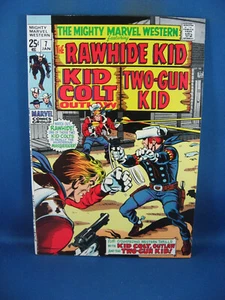 MIGHTY MARVEL WESTERN 7 VF 1969 RAWHIDE KID COLT - Picture 1 of 2