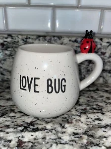 “Love Bug”Cute Ladybug 18 oz Cocoa/Coffee/Tea Mug Birthday Ladybug Lover #18 - Picture 1 of 5
