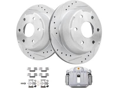 For 2000-2001 Chevrolet Tahoe Brake Rotor and Caliper Set Detroit Axle 92592HJ - Image 1 of 2