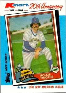 1982 Topps Kmart 20th Anniversary #40 Rollie Fingers NearMint/Mint - Picture 1 of 2