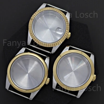 Cassa orologio acciaio inox 36mm/39mm nh35 strato AR vetro zaffiro per Seiko NH36 - Immagine 1 di 4