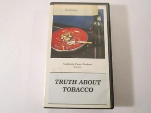 VHS  Documentary TRUTH ABOUT TOBACCO 1991 Cambridge Career Products [12R2] - Foto 1 di 3