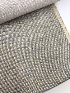 6.5 metres stone chenille upholstery fabric FREE POSTAGE - Picture 1 of 4