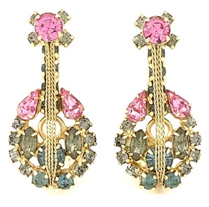 SELTEN VINTAGE ORIGINAL VON ROBERT SYMPHONIC JEWELS SAMMLUNG GITARRE CLIP OHRRINGE - Bild 1 von 6