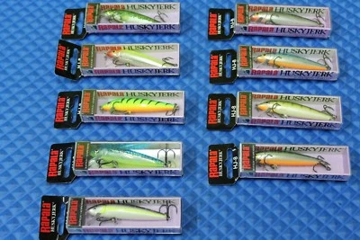 Rapala Husky Jerk Rattlin' Suspensión Serie 3-1/8" HJ08 ¡ELIGE TU COLOR!! Foto 1 de 4