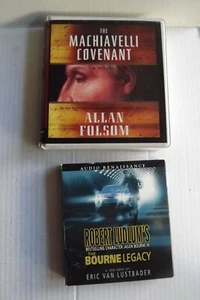 THE MACHIAVELLI COVENANT by Allan Folsom,The Bourne Legacy Ludlum CD Abridged - Bild 1 von 3