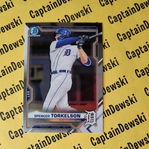 Spencer Torkelson 2021 Bowman Draft #BDC-20 Chrome RC Rookie Card! Tiger - Bild 1 von 2