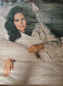 PINUP POSTER ~ Jaclyn Smith 1977 #14-515 In White 20x28" Charlie's Angels Kelly - Picture 1 of 9