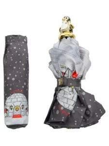 ombrello mini pieghevole BRACCIALINI ombrello mini manuale pinguino igloo Crista
