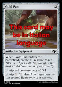 MTG GOLD PAN FOIL EXC - PADELLA PER L'ORO 242 - OTJ - MAGIC - Picture 1 of 1