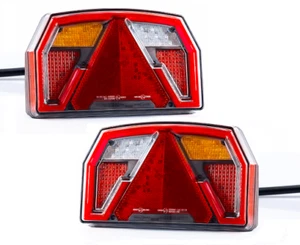 LED Rückleuchten Set Anhänger LED Anhängerbeleuchtung Satz mit 1 m kabel - Bild 1 von 5