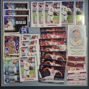 (28) Luke Weaver Rookie Cards 2017 Topps, 2014 Bowman Chrome 1st -Yankees RC - Picture 1 of 1