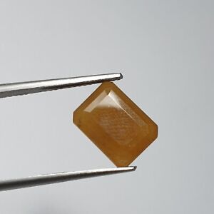 100% Natural Beryl Golden Colour 9x12 MM Baguette Shape Faceted Cut 5.60 Carat