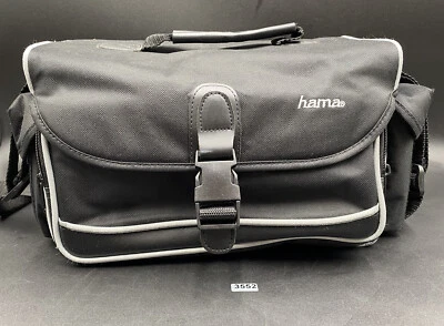 Large Hama Camera Shoulder Bag - Black large quality case bag holdall - Image 1 of 4