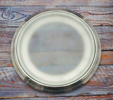 Silver Plate Christofle cheese tray with frosted glass, Albi
