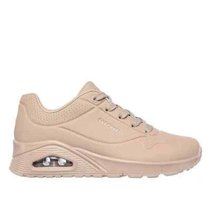 Skechers UNO STAND ON AIR Damen Beige Schuhe Sneaker Freizeitschuhe 73690-SND