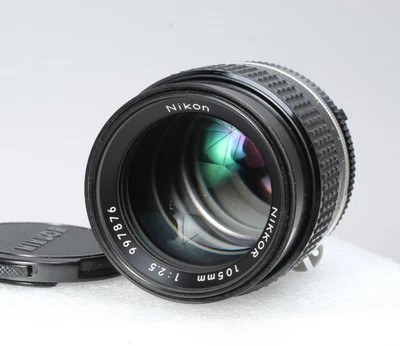 NIKON 105 ММ F/2.5 AI-S AIS ТЕЛЕОБЪЕКТИВ F ДЕРЖАТЕЛЬ - EX + - Изображение 1 из 4