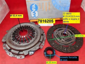 Kit frizione motore per: Ford Transit 2,5 diesel dal 8/1991-8/2000 5026187 - Imagen 1 de 7
