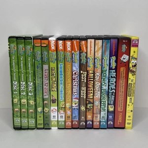 Spongebob SquarePants Nickelodeon DVD Lot - Season 1 + 13 Assorted Titles - Picture 1 of 3