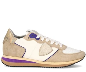 PHILIPPE MODEL TRPX LOW MONDIAL POP SNEAKERS SCARPE DONNA MADE IN ITALY TZLDWP47 - Picture 1 of 5