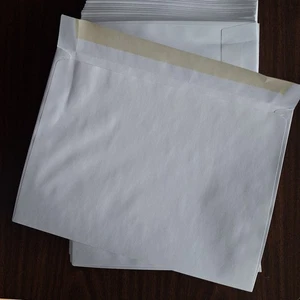 9 x 12 Broschürenumschläge seitliche Öffnung - weiß gewebt - 28 Pfund - Packung mit 50 gummiert - Bild 1 von 4