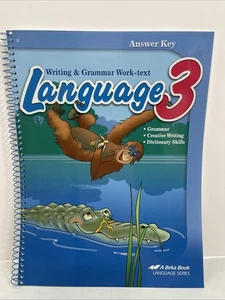 A Beka Book Language 3 Writing and Grammar Worktext Answer Key - Picture 1 of 7