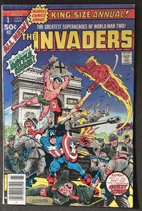 Invaders #1 King Size Annual Marvel Comics 1977 FN/VF - Bild 1 von 3