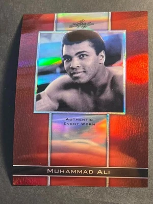2011 Red Acetate Refractor Finish PROOF w/o Event Worn Piece Muhammad Ali #35 - Image 1 of 2