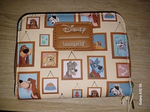 Loungefly Disney Dogs Gallery Mini Reißverschluss Geldbörse NEU/mit Etikett - Bild 1 von 7
