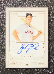 2019 Topps Definitive Kyle Tucker ROOKIE AUTO Green /50 RC #DRA-KT - Picture 1 of 2