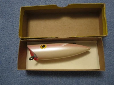 Vintage Wallace Highliner 4 1/2" salmon plug fishing lure good used condition. - Image 1 of 4
