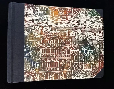 Italian Handcrafted Photo Album Il Papiro-esque Venice Design Blank Pages - Image 1 of 4